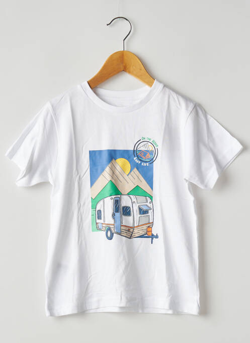 Tricou alb MAYORAL băiat