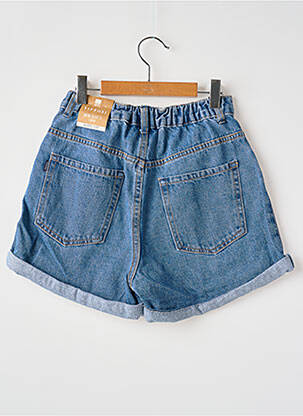 Șort țesătură denim talie elastică albastru TIFFOSI fată