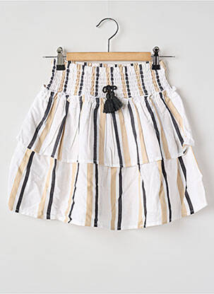 Fustă scurtă alb MAYORAL fată