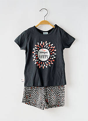 Set șort negru BOBOLI fată