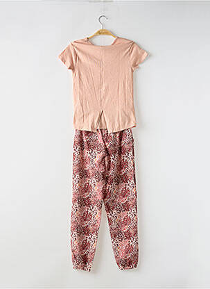 Set pantaloni strânsă la bază roz BOBOLI fată