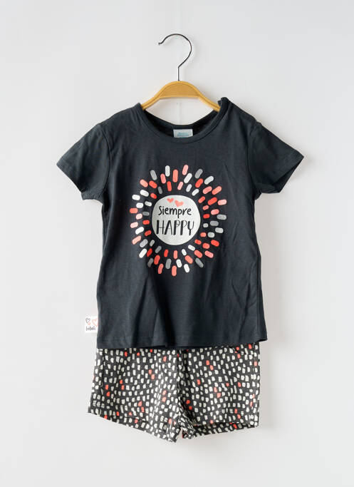 Set șort negru BOBOLI fată