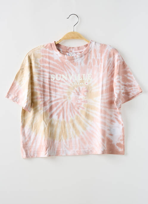 Tricou roz TIFFOSI fată