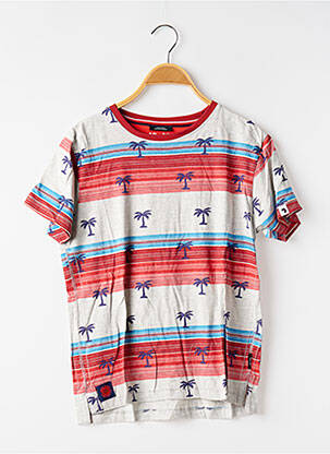 Tricou imprimeu fantezie mâneci scurte roșu J AND CO băiat