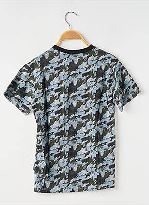 Tricou croială dreaptă mâneci scurte verde TIFFOSI băiat