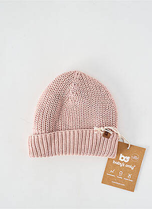 Căciulă tricot gros roz BABY'S ONLY fată