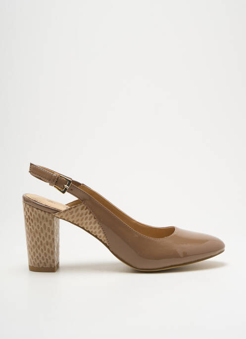 Pantofi cu toc bej INITIALE PARIS femeie