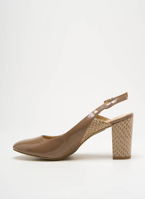 Pantofi cu toc bej INITIALE PARIS femeie