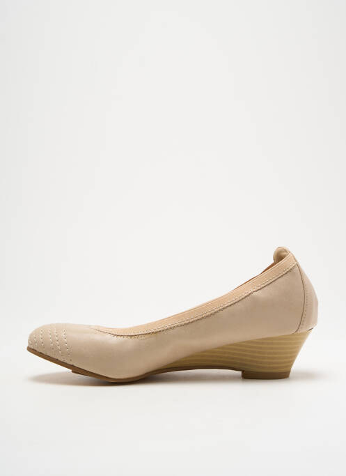 Pantofi cu toc bej SARAH ZANKA femeie