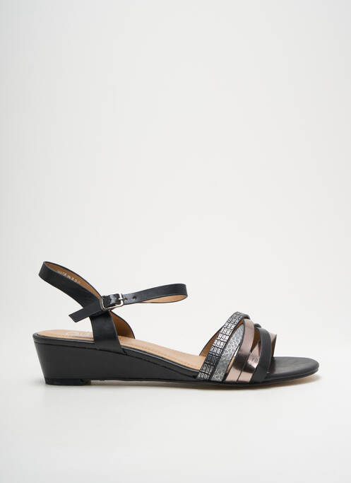 Sandale/Pantofi decupați negru INITIALE PARIS femeie