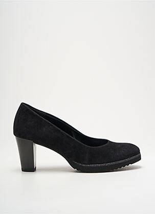 Pantofi cu toc nubuc toc de 7 la 9 cm negru GABOR femeie