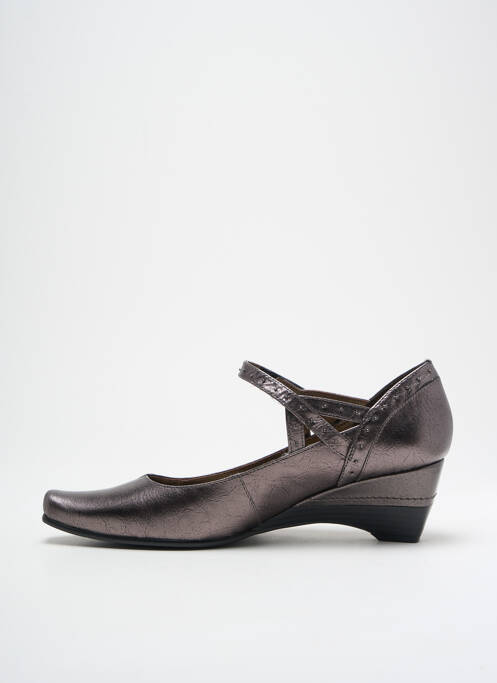 Pantofi cu toc argintiu SWEET femeie