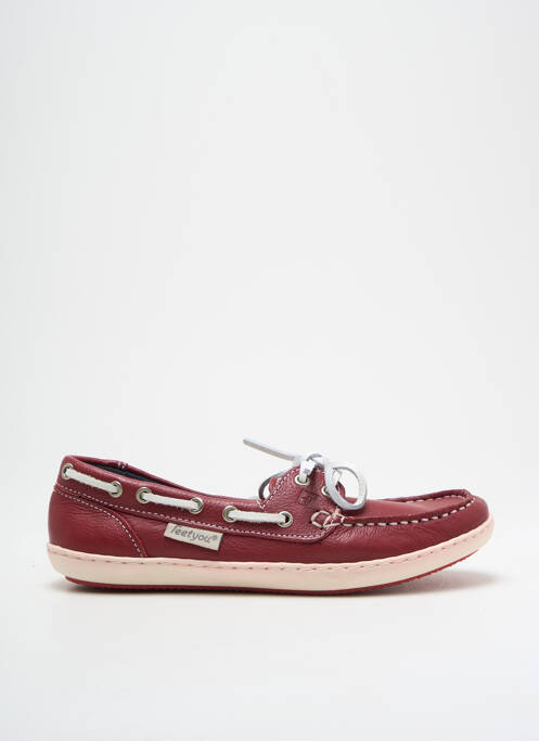 Pantofi de barcă roșu FEETYOU femeie