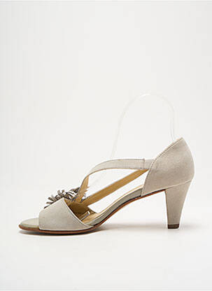 Pantofi cu toc nubuc toc de 4 la 6 cm gri PETER KAISER femeie