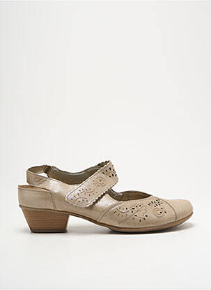 Sandale/Pantofi decupați bej REMONTE femeie