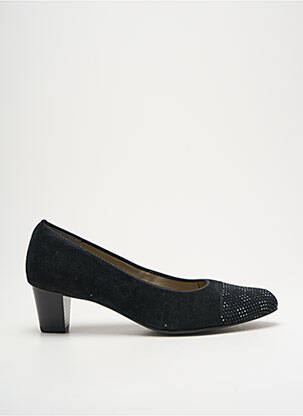 Pantofi cu toc nubuc toc de 4 la 6 cm negru ARA femeie