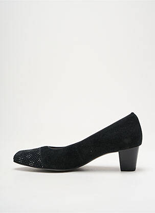 Pantofi cu toc nubuc toc de 4 la 6 cm negru ARA femeie