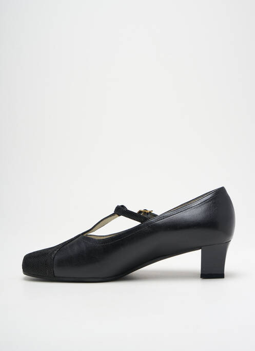Pantofi cu toc închidere cu buclă(e) toc de 4 la 6 cm negru ALEXANDRIA femme
