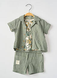 Set șort buzunare verde NOPPIES garcon