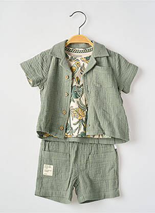 Set șort verde NOPPIES băiat