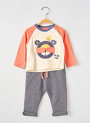 Set pantaloni talie elastică portocalie BOBOLI băiat