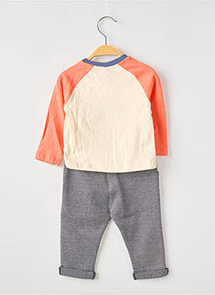 Set pantaloni talie elastică portocalie BOBOLI băiat