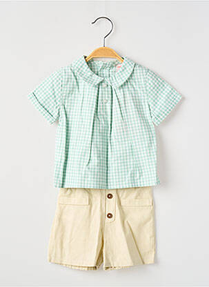 Set șort verde BOBOLI copil