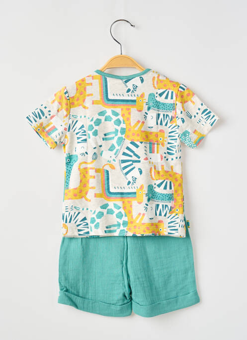 Set șort verde BOBOLI băiat