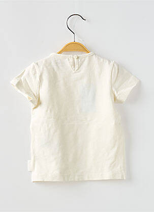 Tricou croială dreaptă mâneci scurte bej STERNTALER băiat