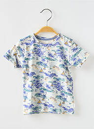 Tricou croială dreaptă mâneci scurte alb NOPPIES garcon