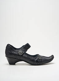 Pantofi cu toc țesătură satinată toc de 4 la 6 cm negru J.METAYER femme