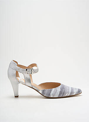 Pantofi cu toc argintiu SWEET femeie