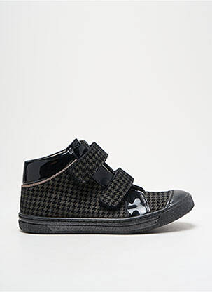 Adidași țesătură lăcuită vârf rotund negru BELLAMY fată