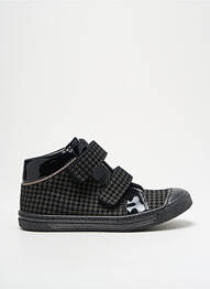 Adidași material neted vârf rotund negru BELLAMY fille