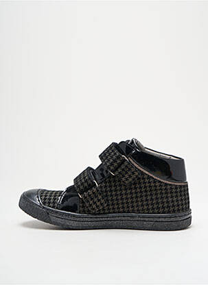 Adidași țesătură lăcuită vârf rotund negru BELLAMY fată