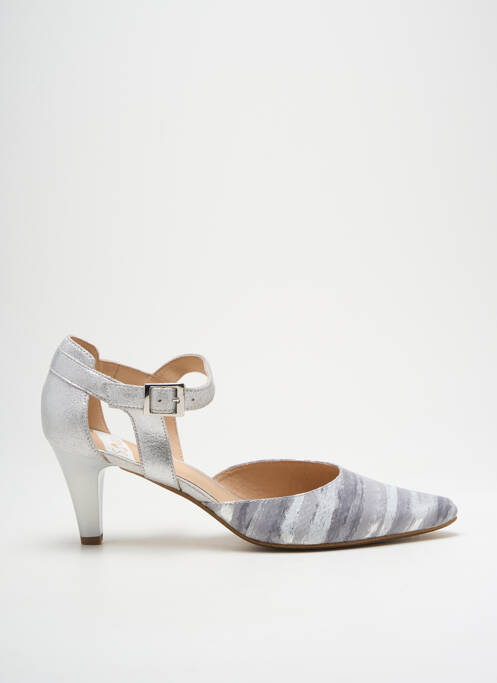 Pantofi cu toc argintiu SWEET femeie