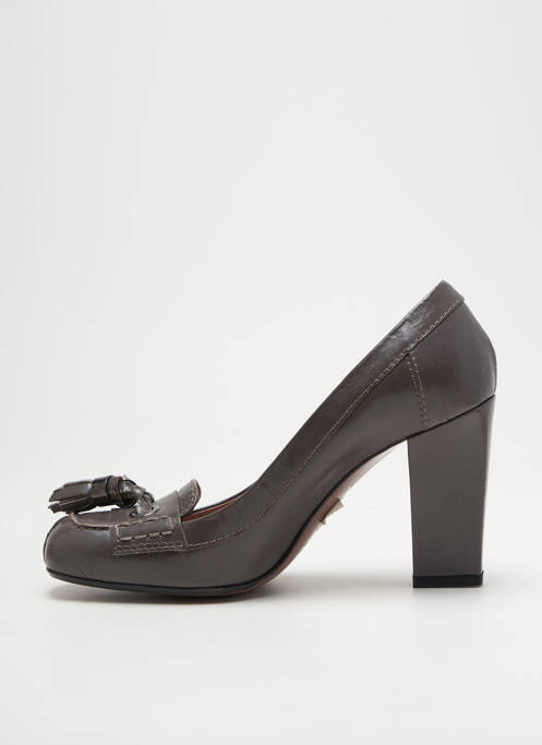 Pantofi cu toc gri VIA COSTANTINA femeie