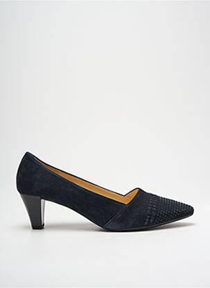 Pantofi cu toc nubuc toc de 4 la 6 cm negru GABOR femeie