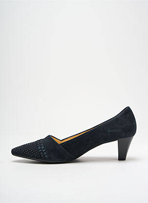 Pantofi cu toc nubuc toc de 4 la 6 cm negru GABOR femeie