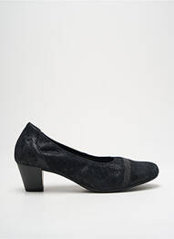 Pantofi cu toc țesătură satinată toc de 4 la 6 cm negru GABOR femme