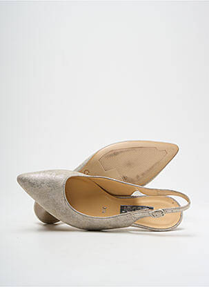 Pantofi cu toc nubuc toc de 4 la 6 cm argintiu GABOR femeie