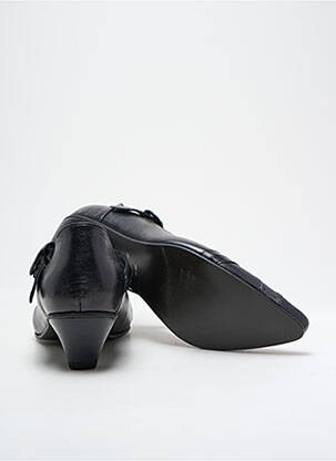 Pantofi cu toc țesătură satinată toc de 4 la 6 cm negru J.METAYER femeie