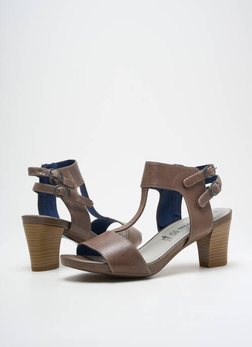 Sandale/Pantofi decupați maro TAMARIS femeie