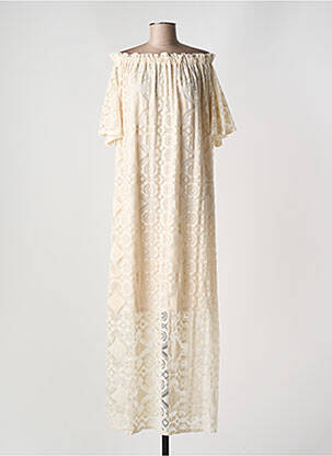 Rochie lungă bej HOLLY & JOEY femeie