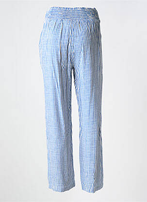 Pantalon drept talie înaltă talie înaltă albastru CREAM femeie
