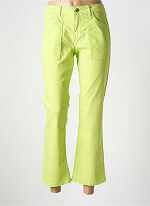 Pantalon 7/8 elasticitate mărime normală verde CREAM femeie
