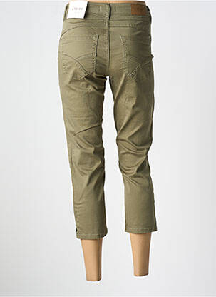 Pantalon trei sferturi elasticitate mărime normală verde CREAM femeie