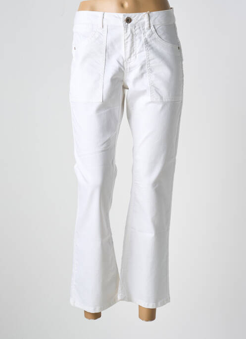 Pantalon 7/8 alb CREAM femeie
