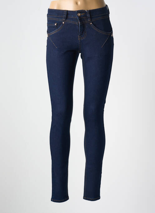 Blugi cu croială slim albastru CREAM femeie