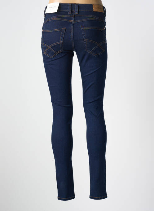 Blugi cu croială slim albastru CREAM femeie